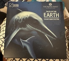 Royal Mint 2020/21 Tales of the Earth COLOUR Dinosaur Silver Proof 50p  Coins
