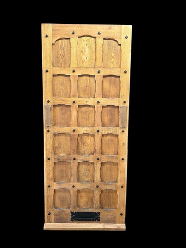 Solid oak front door old - solid,