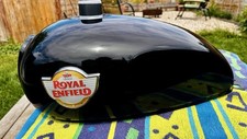 2019 Royal Enfield 650 Interceptor Black Petrol Tank.