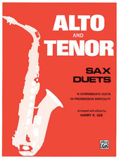 Alto & Tenor Sax Duets Book [Softcover] Saxophone Alfred Music Publications
