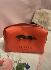 Ted Baker Vanity Cosmetic Zip Top Makeup Bag Teds Bow