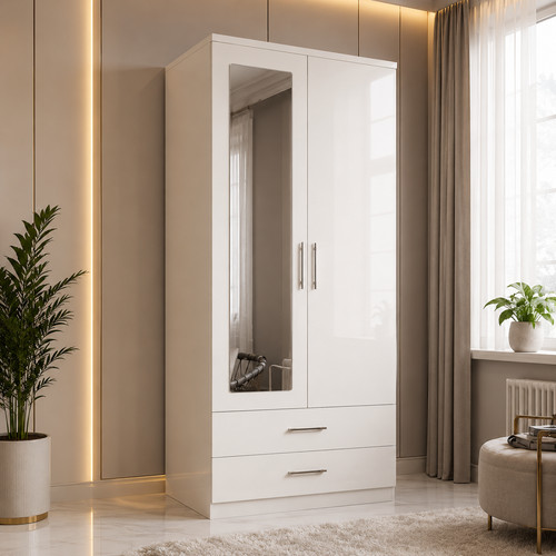 Mirrored wardrobe door - door, 2
