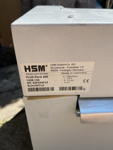 Hsm profipack 400 cardboard - 400,
