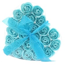 24 Blue Scented Rose Petal