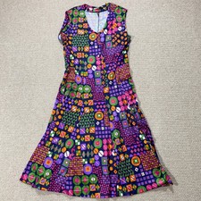 Vintage 1960s Mod Dress Womens