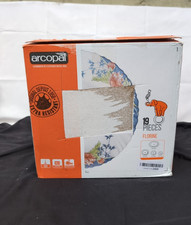 Arcopal Florine Dinner Set 19 Pieces, 33 x 33 x 31 cm(BOX DAMAGED)