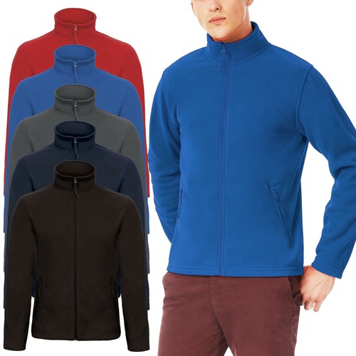Mens fleece jacket full zip - full,