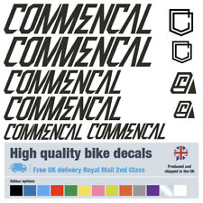 Commencal bike decals labels