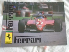 Ferrari Maranello Concessionaires range brochure 1982 BB512, 400i, Mondial