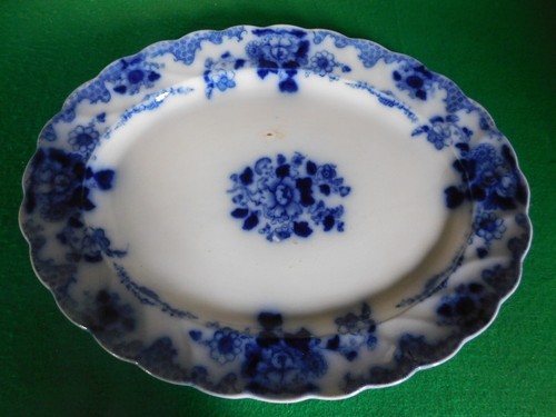 Vintage serving plate platter - plate,
