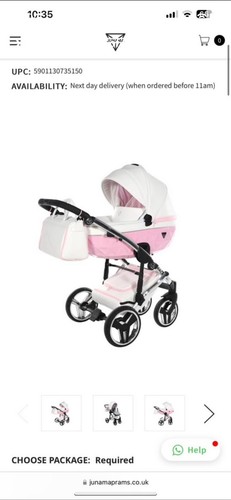 Candy pink junama pram - candy,