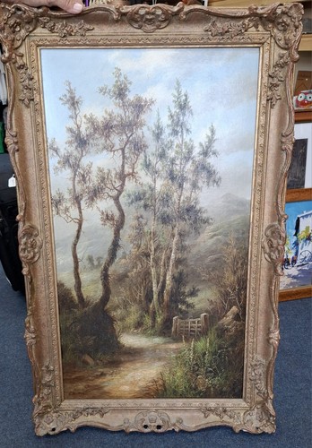 Antique 19th century oil - antique,