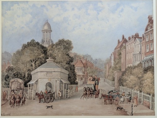 Antique original watercolour - antique,