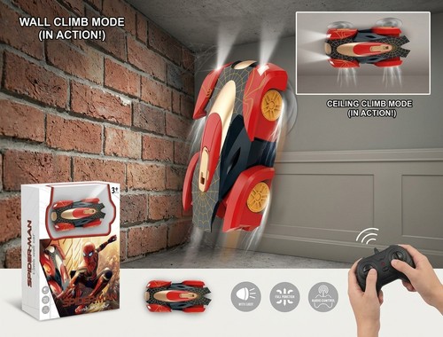 Spiderman wall climbing - wall, remote