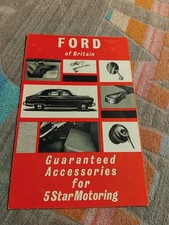 Ford Accessories 1955 UK