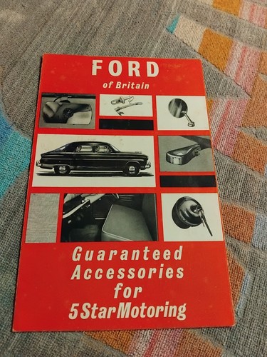Ford accessories 1955 - ford, uk