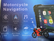 ✅ Motorcycle Carplay  Wireless CarPlay & Android 5" Screen ✅