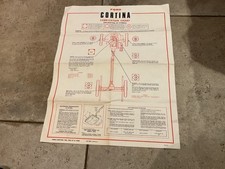 Ford Cortina MK 11 1300 1500 & 100E Castrol Lubrication Chart 