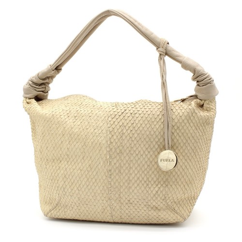 Furla python embossed leather - python,