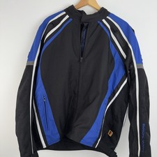 FRANK THOMAS XTI TEXTILE BIKER JACKET back  ARMOUR & THERMAL LINING HYPER TEC!!