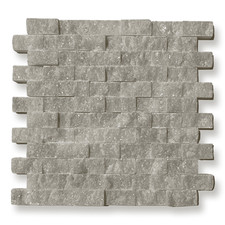 Splitface White Marble Mosaic