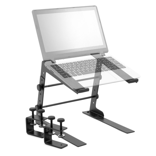 Laptop stand clamps - laptop/dj,