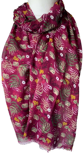 Hedgehog scarf hedgehogs wrap - hedgehogs,