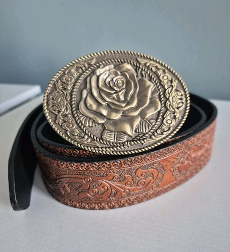 Cowboy western brown belt - brown,