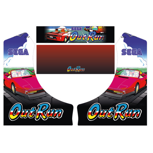 Outrun themed bartop arcade - outrun,