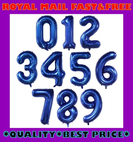 Giant foil dark - 40", blue