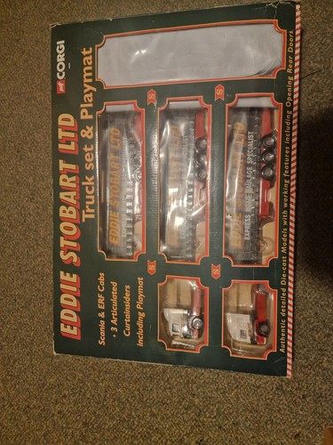 Stobart truck set and playmat - stobart,