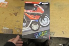 1991 HONDA SALES BROCHURE POSTER MODEL RANGE CBR600F XRV750 NX650 GL1500