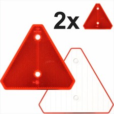 2x Triangular Red Trailers