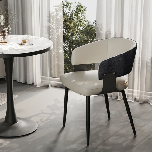 Modern leather dining - leather, chair