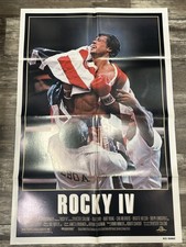 1985 ROCKY IV Sylvester Stallone 27x41 One-Sheet Movie Poster  FOLDED