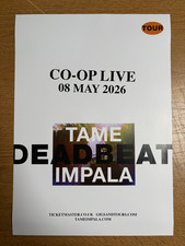 Tame Impala Co-op Live Manchester 8 May 2026 Promo A3 Poster
