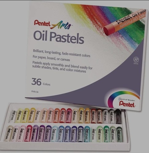 Pentel oil pastels assorted - pentel,