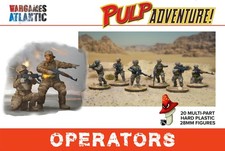 Wargames Atlantic Operators 20 figures 28mm 1/56 Scale Modern Military 