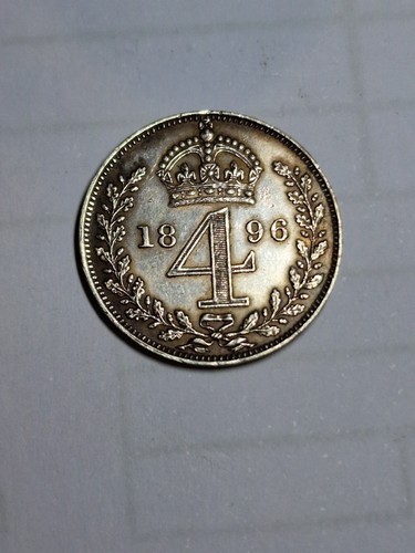 1896 queen victoria - 1896, fourpence