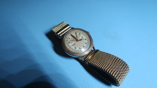 1940s movado calendograph gold - movado,