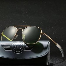 Ao Aviation Sunglasses Men Original American Optical Glass