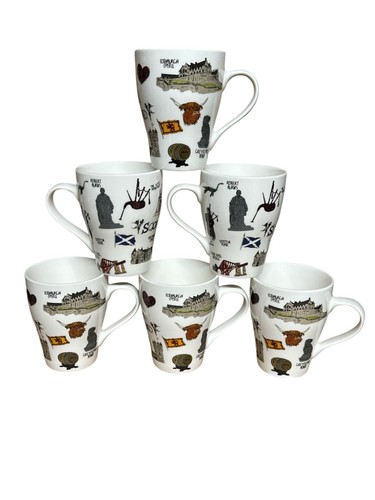 Scotland landmarks mug - 6x,