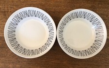1960s Two Midwinter Graphic cereal bowls Marquis of Queensberry 16.5 cms Diam 