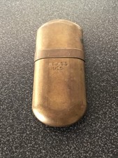 Vintage Brass No. 5 Trench Cigarette Lighter Petrol Untested 