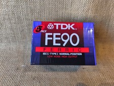 TDK FE90 x5 BLANK AUDIO