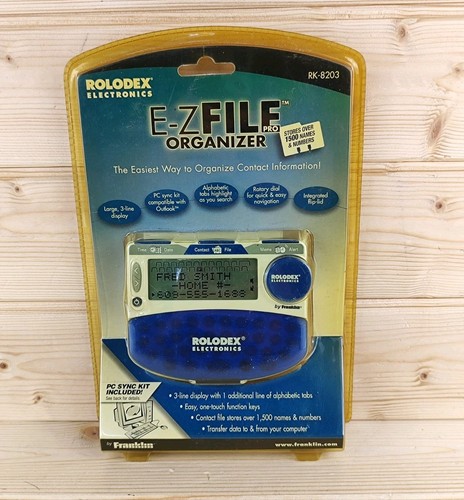 Rolodex electronics file - electronics, e-z