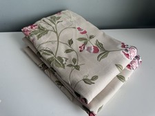 Laura Ashley Cranberry Summer Palace Pencil Pleat Fully Lined Curtains