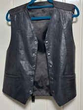 Vintage Men's black leather