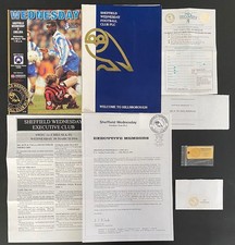 SHEFFIELD WEDNESDAY v Chelsea 1993/1994 - VIP package including outer jacket
