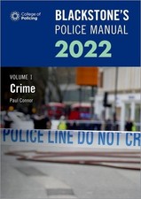 Blackstone's Police Manuals